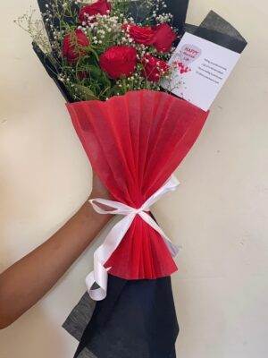 Six Roses Bouquet