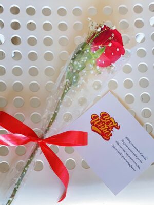 Single Red Rose