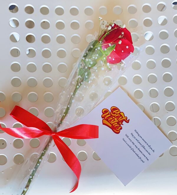 Single Red Rose - Image 2