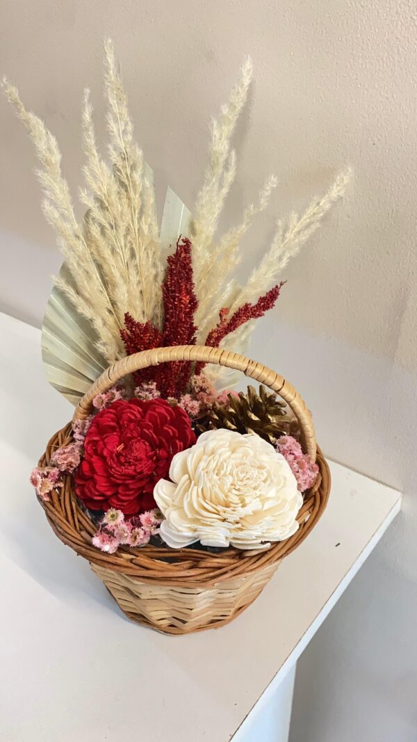 Velvet Flame - Dry Flower Basket - Image 3