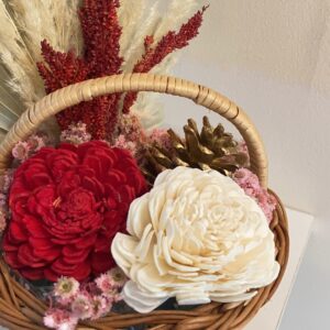 Velvet Flame – Dry Flower Basket