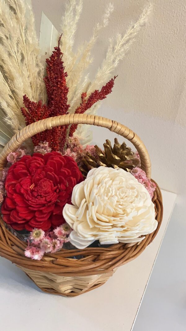 Velvet Flame - Dry Flower Basket - Image 2