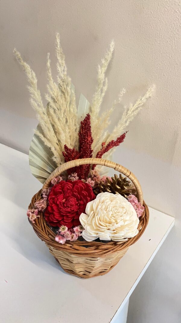 Velvet Flame - Dry Flower Basket