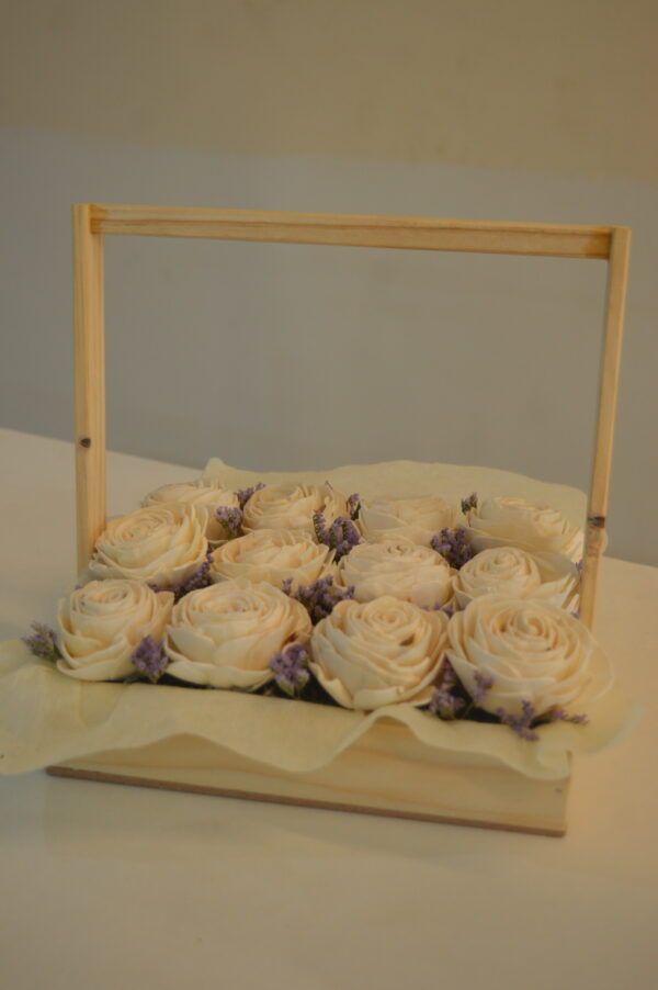White Sola Basket - Image 3
