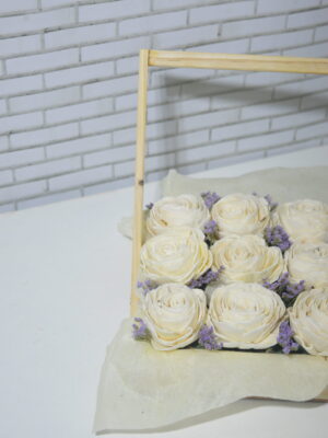 White Sola Basket