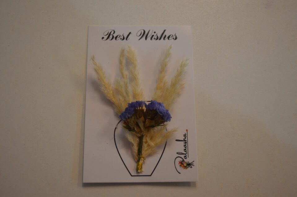 Dry Flower Small Bouquet Gift Card - Random Bouquet 1 piece - Image 3