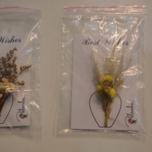 Gift Cards – Mini Dry Flower Bouquet – Set of 10 Random Packs