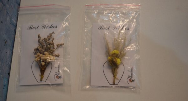 Gift Cards - Mini Dry Flower Bouquet - Set of 10 Random Packs - Image 2