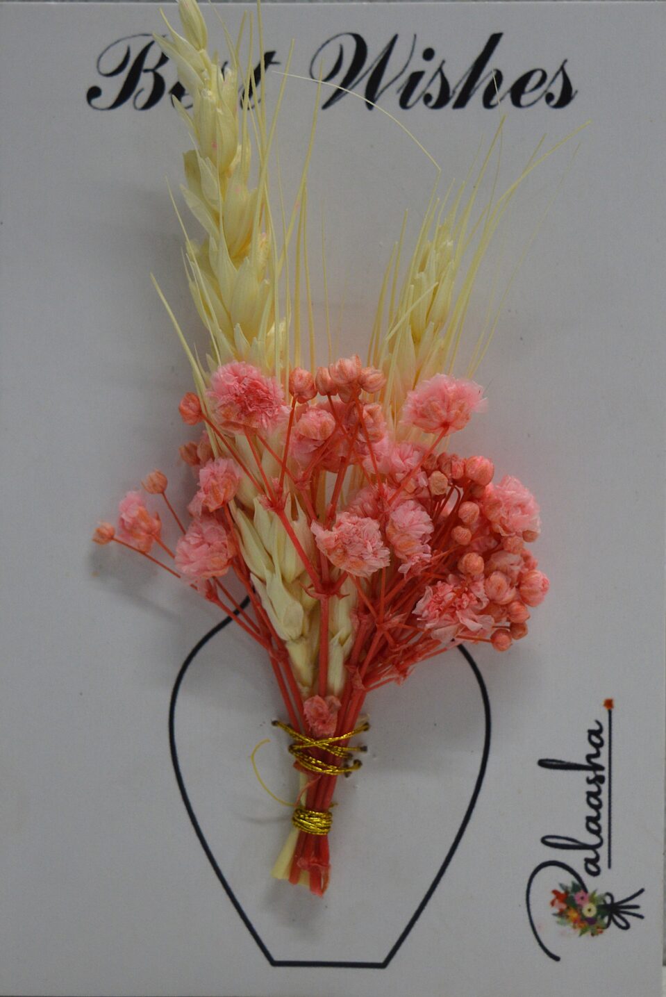 Gift Cards - Mini Dry Flower Bouquet - Set of 10 Random Packs